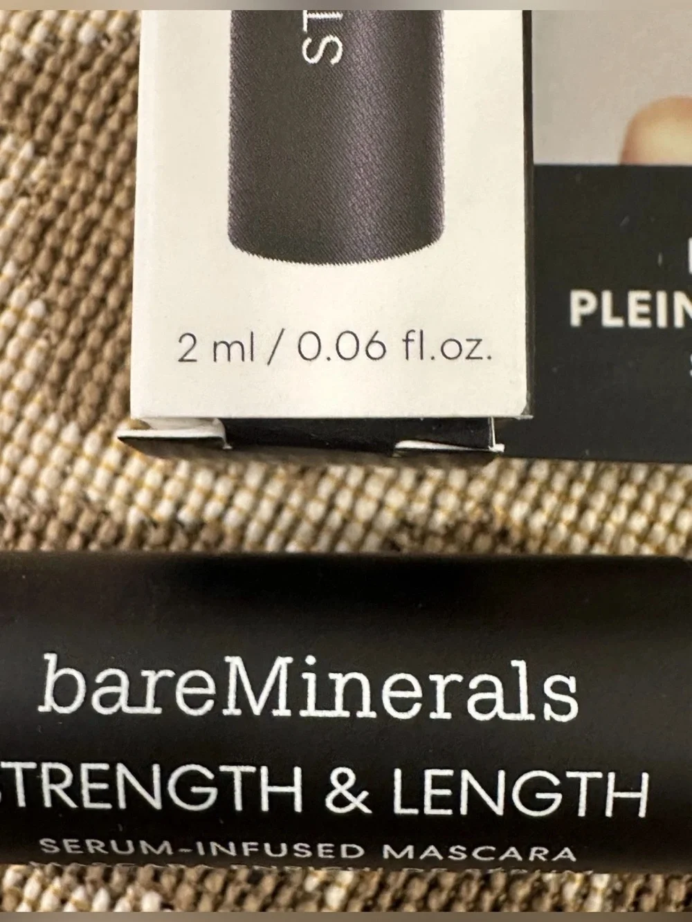 Lot of 5 Bare Minerals Strength & Length Mascara~Travel Size~ 2ml~Extreme Black